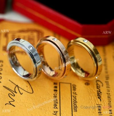 Buy Replica Cartier Couple Ring with Diamonds